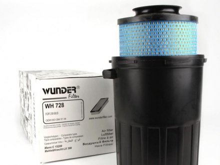 Воздушный фильтр mb 207-410d (с корпусом) WUNDER WH 728