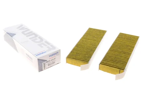 Фильтр салона citroen berlingo/peugeot partner 08- (к-кт 2шт.) (угольный) WUNDER WPK 415