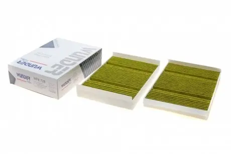 Фильтр салона mb s-class (w222/c217) 13-(угольный) (к-кт 2шт.) WUNDER WPK 728