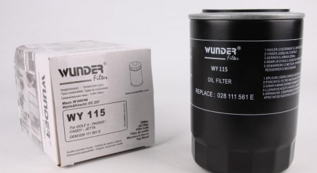 Фільтр масляний audi/vw WUNDER WY 115 (фото 1)