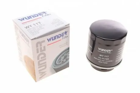 Фільтр масляний vw golf 1.2/1.4 tsi 07-13/jetta/passat 1.4 tsi 07-10 WUNDER WY 117