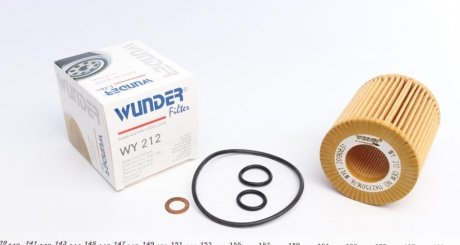 Фільтр масляний bmw 3 (e46/e90) /5 (e60) 1.6/2.0/1.8/2.0 WUNDER WY 212 (фото 1)