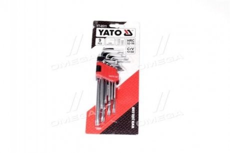 Набор ключей TORX YATO YT-0511