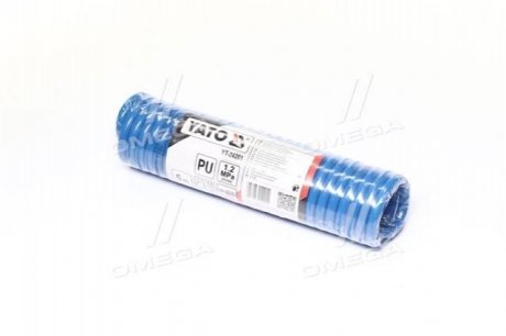Шланг спиральный полиуретановый 5.5 х 8 мм 5 м YATO YT-24201 (фото 1)