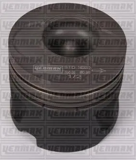 Поршень с кольцами и пальцем AUDI A6 2.5TDI (размер 81.01/STD) (AAT, ABP, AEL, 1T, D5252T) (1-й / 2-й цл.) YENMAK 31-03297-000