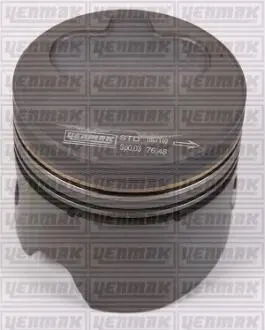 Поршень с кольцами и пальцем (размер 77.51/+1,00) 1.6 TD 82-, 2,0TDI, 2.4TDI (4/5/6цл)(CY/RA/SB/DE/NC/1C/1G/1V/ACL /JR/JX) YENMAK 31-03301-100