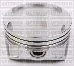 Поршень с кольцами и пальцем (размер 81.01/STD) PASSAT 1.8 -97 (4цл.) (DS) YENMAK 31-03307-000
