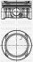 Поршень с кольцами и пальцем (размер 72.50/STD) Astra J, Corsa, Insignia A, 1.4 09- (A 14 NET TURBO ECOTEC) YENMAK 31-04195-000 (фото 1)