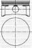 Поршень з кільцями і пальцем (розмір 81 / +0.5) Astra G 1.8 (4цл.) (X 1.8 XE1, Z 1.8 XE, Z 1.8 XEL) YENMAK 31-04219-050 (фото 1)