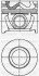 Поршень с кольцами и пальцем (размер 83,00/STD) SANTA FE 2.0CRDI, Accent 1.5 -06 (3цл./4цл.) (D3EA) YENMAK 31-04444-000 (фото 1)