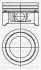Поршень с кольцами и пальцем (размер 66,75/+0.25) Smart 0,7 03- (M 160/1 0.7L (37 kW)) YENMAK 31-04698-025 (фото 1)