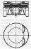 Поршень с кольцами и пальцем (размер 82.51/STD) AUDI A3/A4/Q3/Q5 2.0TFSI, SKODA Octavia 2.0TSI, Passat/Tiguan/Golf 2.0TSI/FSI (CADA/CCZA/CDZA/CAWB/CCTA YENMAK 36-04343-000 (фото 1)