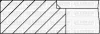Поршневі кільця комплект (на 1 поршень) Scudo 1.6i -00 (86.8/0.4) (1.5/1.75/3) YENMAK 91-09395-040 (фото 1)