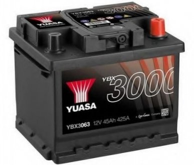 Стартерна акумуляторна батарея YUASA YBX3063 (фото 1)