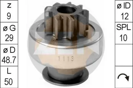 Бендикс стартера ZEN ZN1113