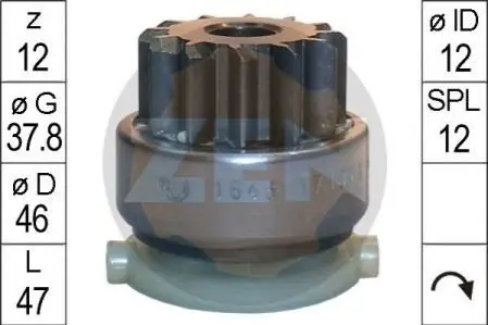 Бендікс стартера ZEN ZN1646