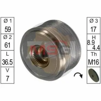 Механизм свободного хода генератора ZEN ZN5403