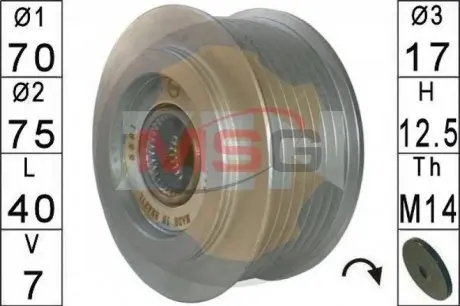 Механизм свободного хода генератора ZEN ZN5591