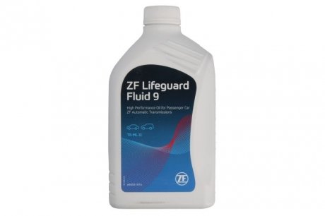 Масло трансмиссионное "lifeguardfluid 9", 1л ZF AA01.500.001 (фото 1)