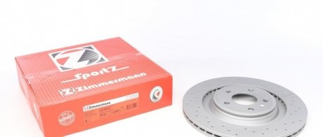 Гальмівний диск Zimmermann 100.3334.52 (фото 1)