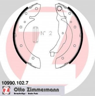 Тормозные колодки барабанные Zimmermann 10990.102.7 (фото 1)