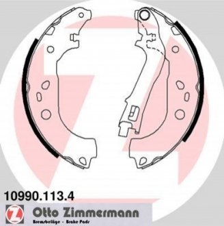 Комплект гальмівних колодок Zimmermann 10990.113.4 (фото 1)