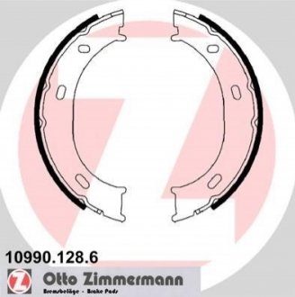 Комплект тормозных колодок, стояночная тормозная система. Zimmermann 10990.128.6