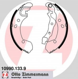 Комплект тормозных колодок Zimmermann 10990.133.9 (фото 1)