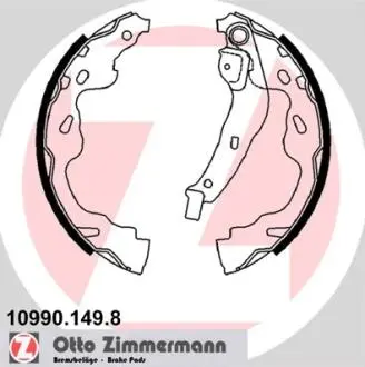 Тормозные колодки (набор) Zimmermann 109901498