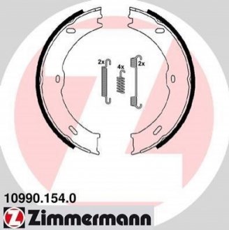 Комплект тормозных колодок, стояночная тормозная система. Zimmermann 10990.154.0