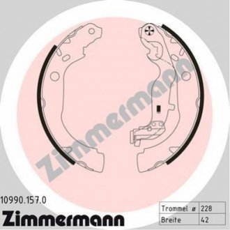 Комплект гальмівних колодок Zimmermann 10990.157.0