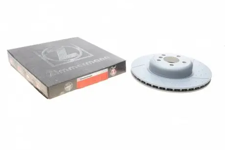 Диск гальмівний (задній) bmw 3 (g20/g80/g28) 18-(r) (345x24) (з покриттям) (вентильований) Zimmermann 150.2983.20