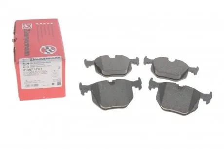 Комплект тормозных колодок, дисковый тормоз Zimmermann 21487.170.1