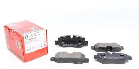 Комплект тормозных колодок, дисковый тормоз Zimmermann 22101.185.1