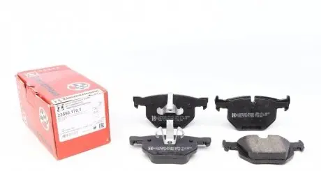 Комплект тормозных колодок, дисковый тормоз Zimmermann 23550.170.1