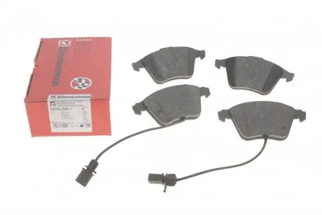 Комплект гальмівних колодок, дискове гальмо Zimmermann 23763.200.1