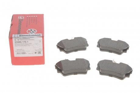 Комплект тормозных колодок, дисковый тормоз Zimmermann 23980.170.1 (фото 1)