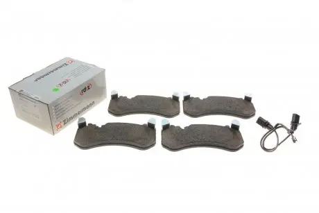Колодки гальмівні (передні) audi a6 4.0/5.0 08-18/a7 4.0 13-18 (brembo)(з датч./для авто без керам) Zimmermann 24455.970.2