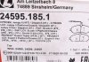 Комплект тормозных колодок, дисковый тормоз Zimmermann 24595.185.1 (фото 6)