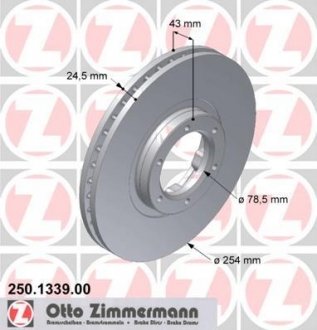 Гальмівні диски zn Zimmermann 250133900