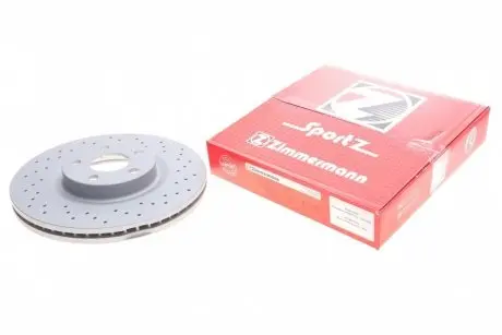 Диск тормозной (передний) ford galaxy/s-max 15-(316x28) (с покрытием) (вентилируемый) Zimmermann 250.1398.52