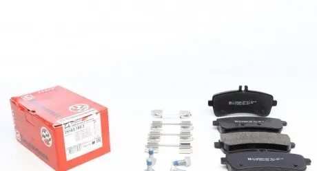 Комплект гальмівних колодок, дискове гальмо Zimmermann 25163.185.3