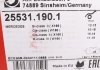 Комплект тормозных колодок, дисковый тормоз Zimmermann 25531.190.1 (фото 5)