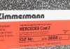 Гальмівний диск Zimmermann 400.3688.20 (фото 6)