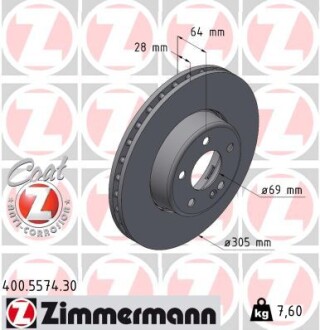 Передні Mercedes C206 180-200d Zimmermann 400557430