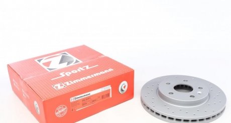 Гальмівний диск Zimmermann 430.2614.52 (фото 1)