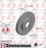 Диск тормозной (передний) toyota auris 07-13/corolla 06-(273x26) (с покрытием) Zimmermann 590.2802.20 (фото 1)