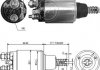 Втягивающее реле стартера ZM ZM1640 (фото 1)