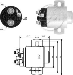 Втягуюче реле стартера ZM ZM3671