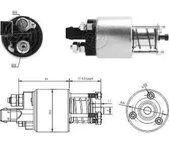 Втягивающее реле стартера ZM ZM4397